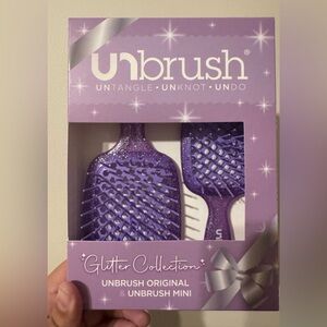 Glittery Purple Brush Set